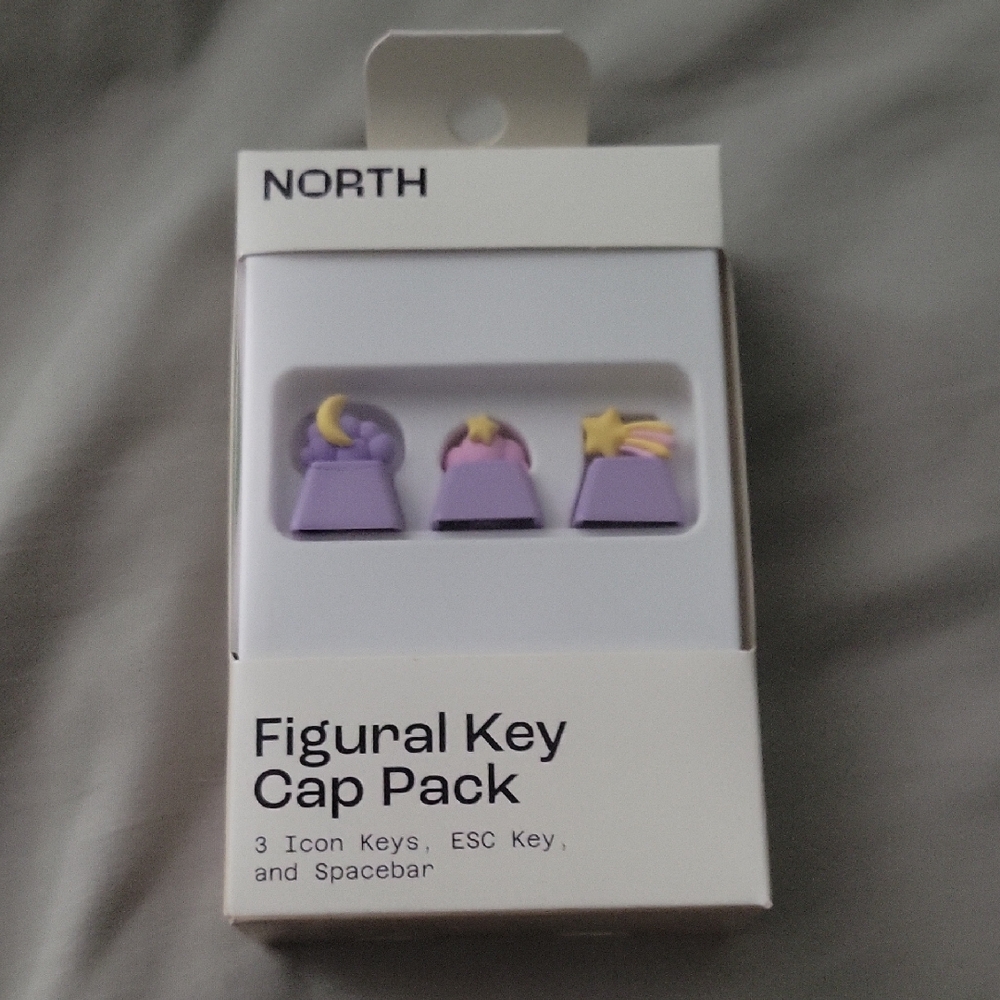 North Key Pack Stars and Moon: Flexible PVC & ABS Computer Accessories